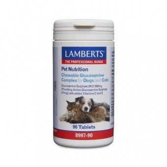 Lamberts Pet Nutrition Glucosamine Complex for cats and dogs 90 tablets chewable